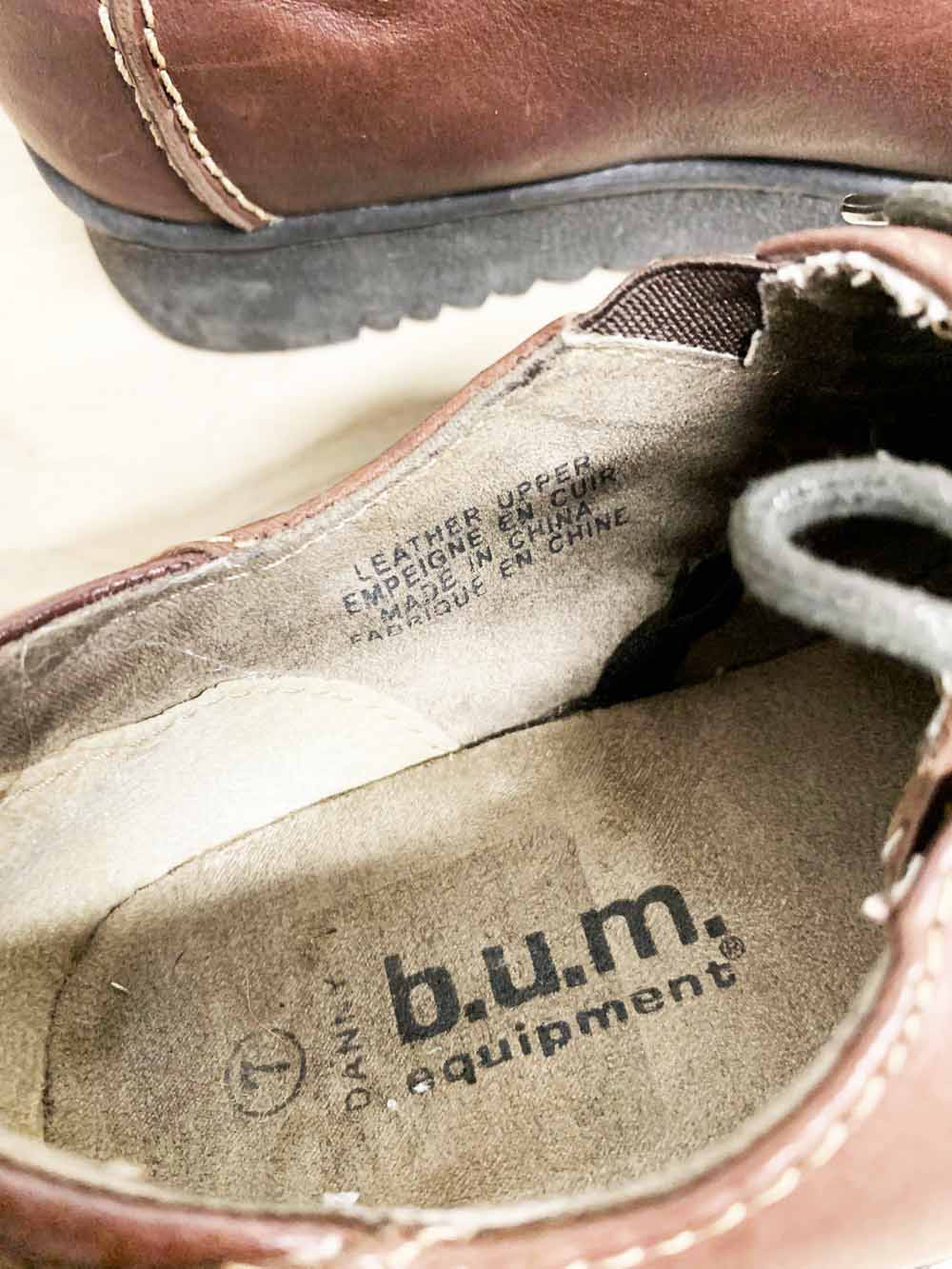 y2k bum equipment leather shoes