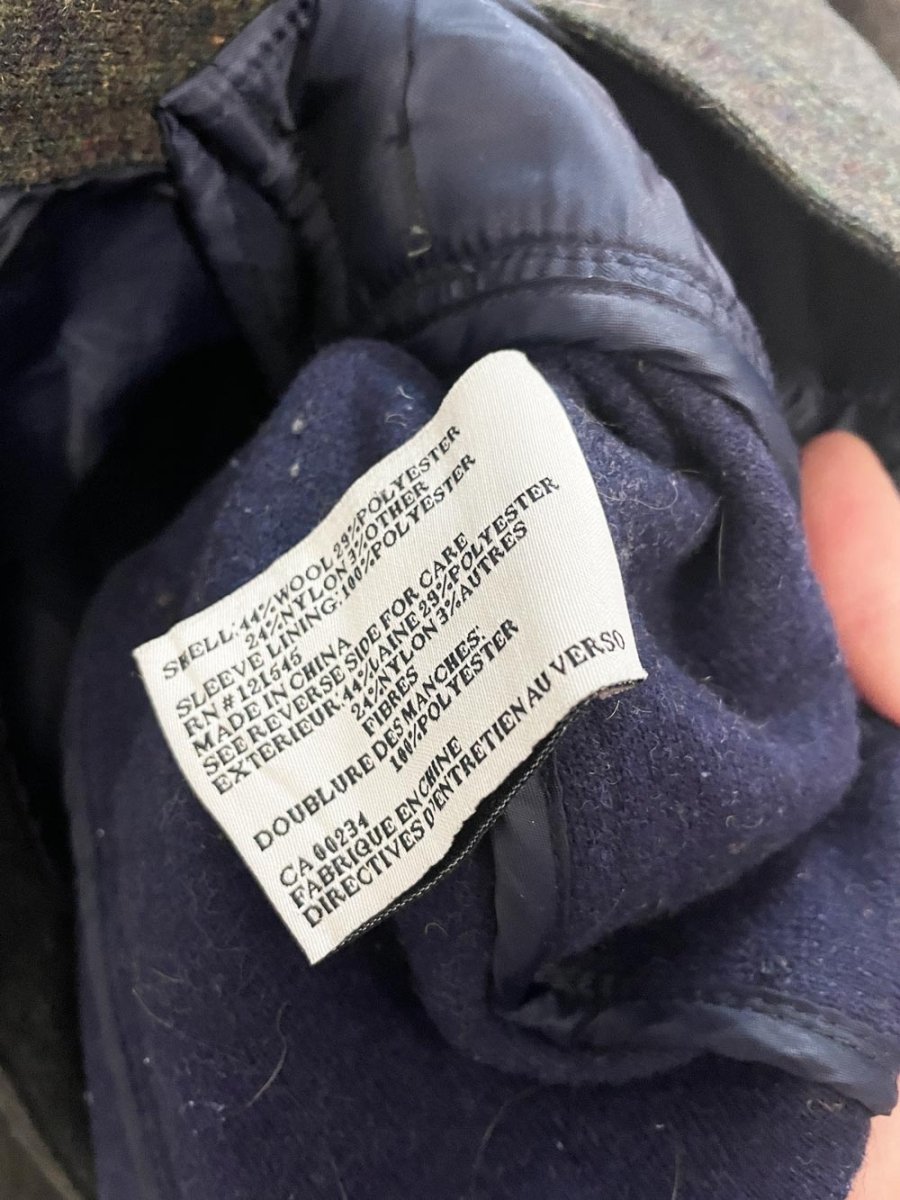 london fog heritage wool - blend shirt jacket - good market thrift store