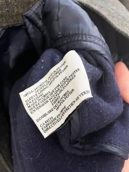 london fog heritage wool - blend shirt jacket - good market thrift store