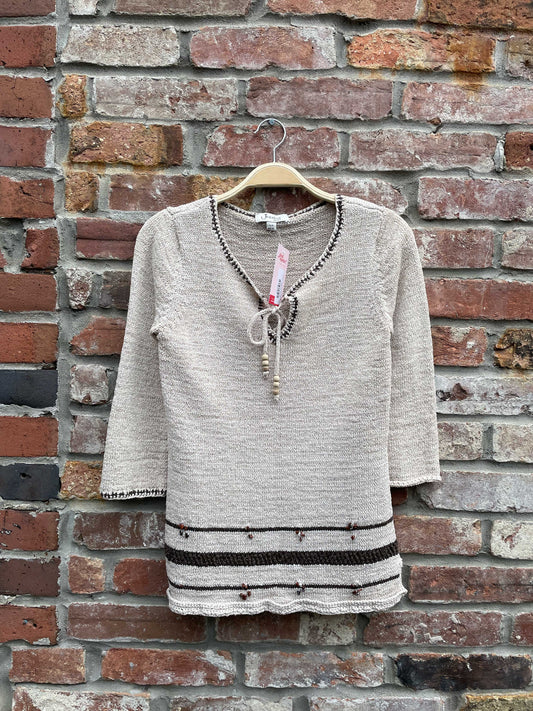 vintage 00s jessica sport boho knit top