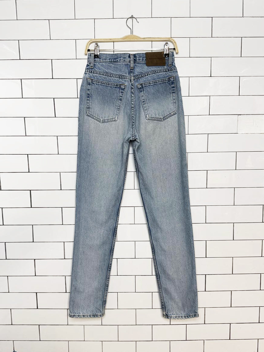 vintage 90s calvin klein jeans high rise straight leg jeans | made in Canada