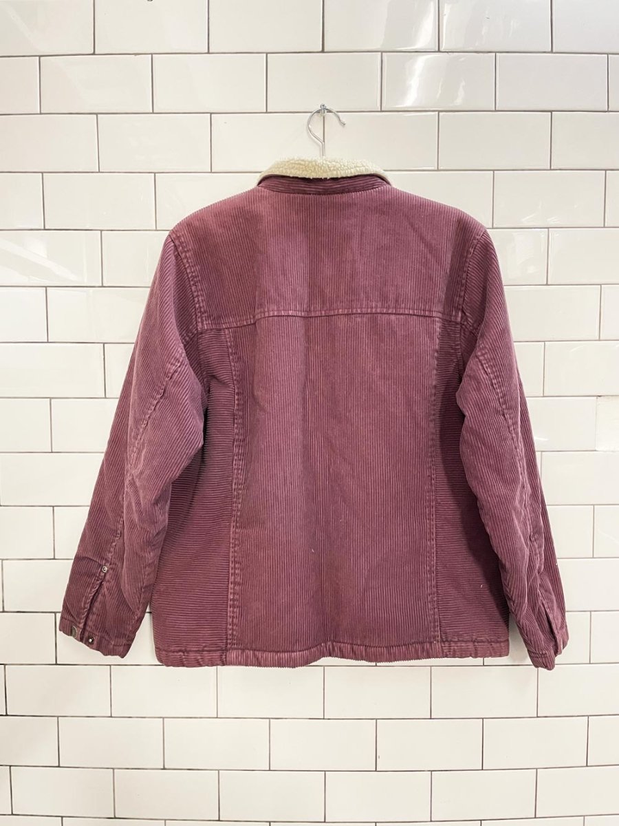 vintage woolrich sherpa corduroy short coat - good market thrift store