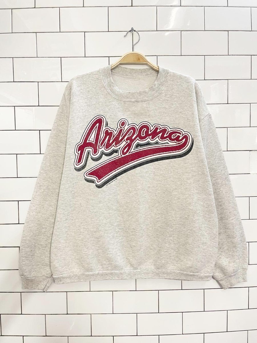 vintage 90s sun sportswear arizona crewneck sweatshirt - good market thrift store