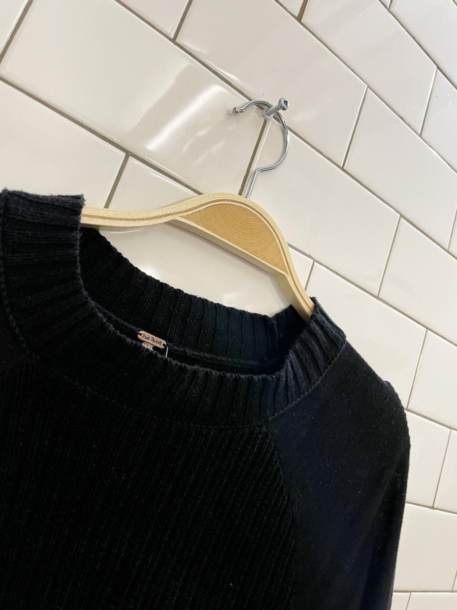 free people bisou rib knit sweater dress - good market thrift store