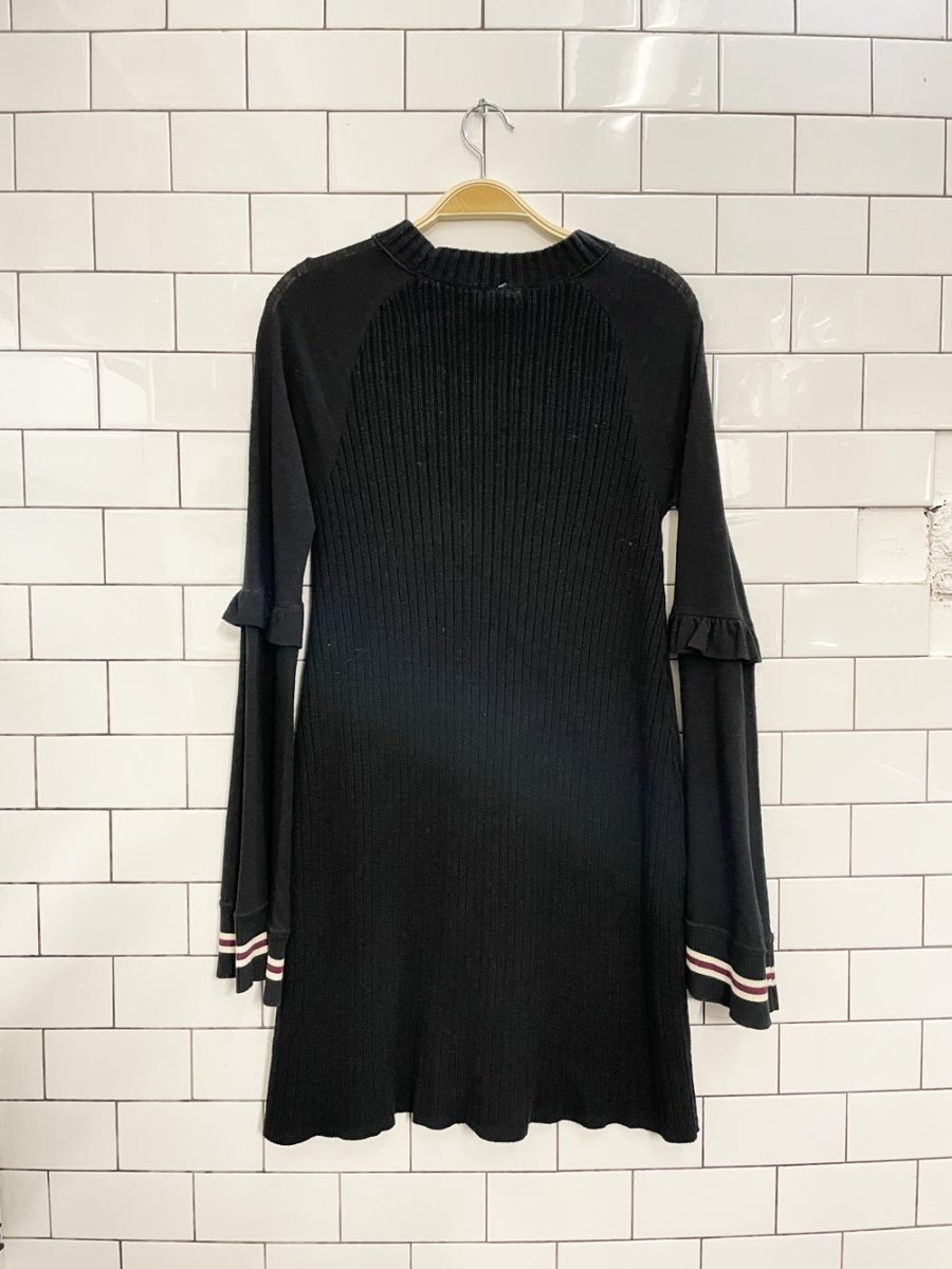 free people bisou rib knit sweater dress - good market thrift store