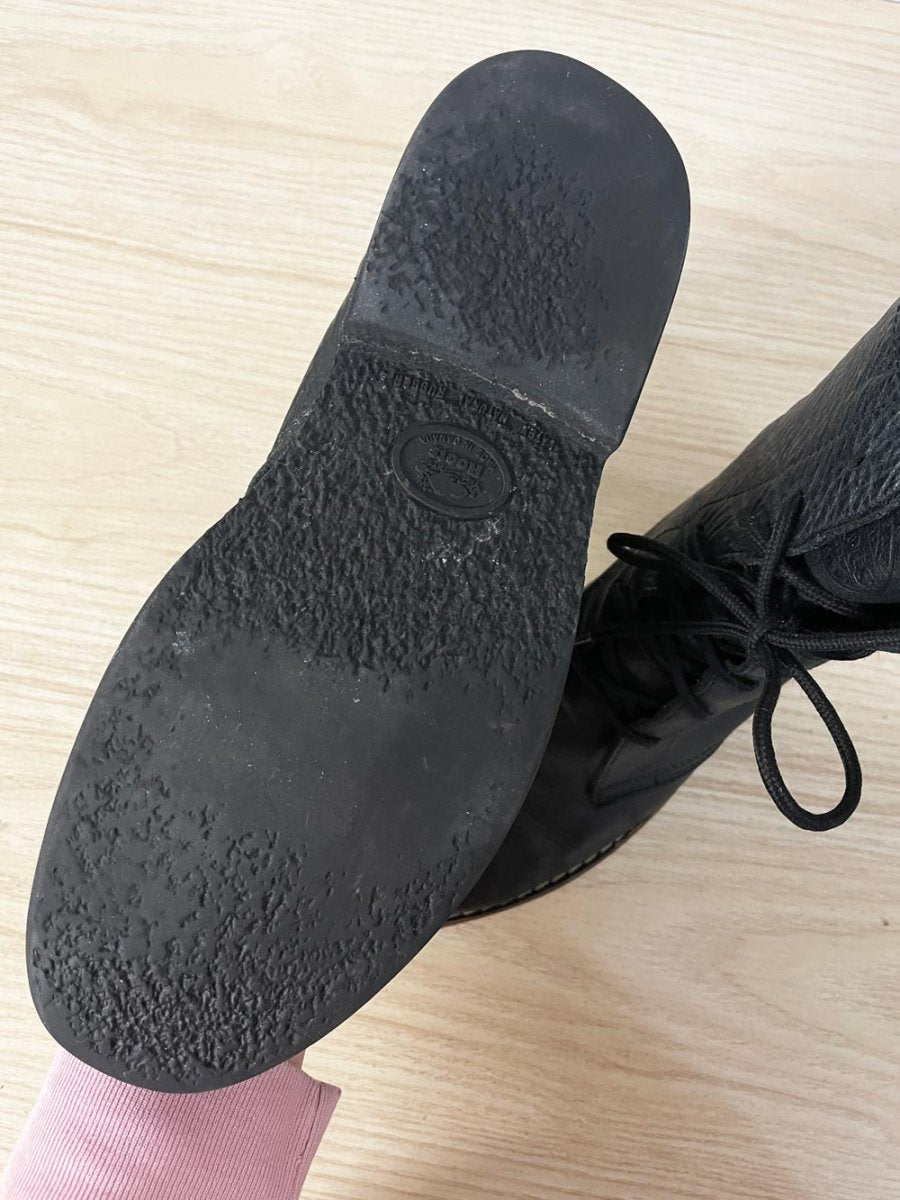 roots tribe lace up soft leather boots - good market thrift store