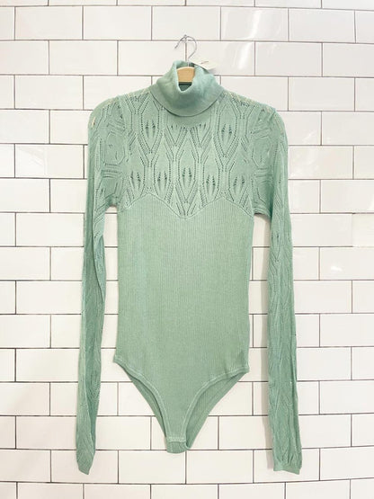 nwt intimately free people pretty in pointelle knit bodysuit - good market thrift store