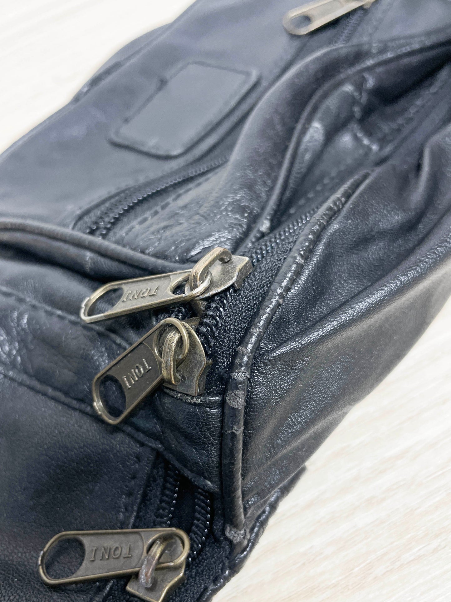 vintage soft leather belt bag | made in India