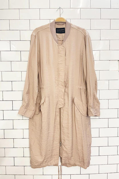 all saints elio bomber parka | made in Italy - good market thrift store