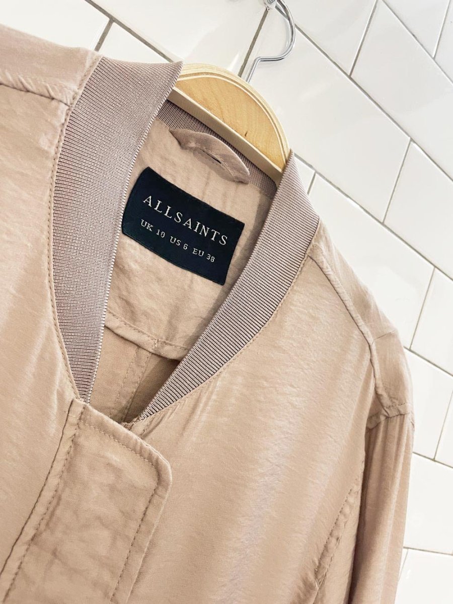 all saints elio bomber parka | made in Italy - good market thrift store