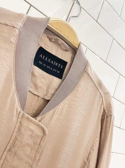 all saints elio bomber parka | made in Italy - good market thrift store