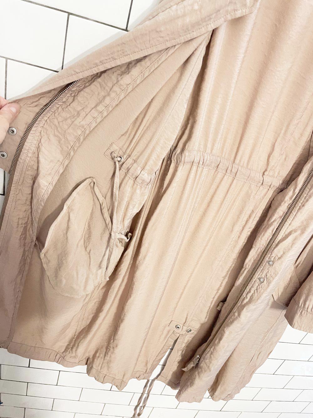 all saints elio bomber parka | made in Italy - good market thrift store