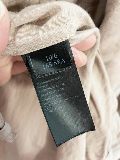 all saints elio bomber parka | made in Italy - good market thrift store