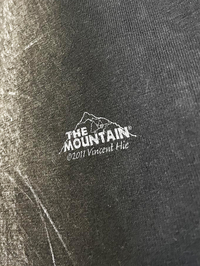 vintage 00s the mountain dog face tie dye tee | made in USA