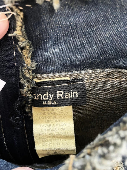 y2k candy rain made in usa frayed split flare jeans - good market thrift store