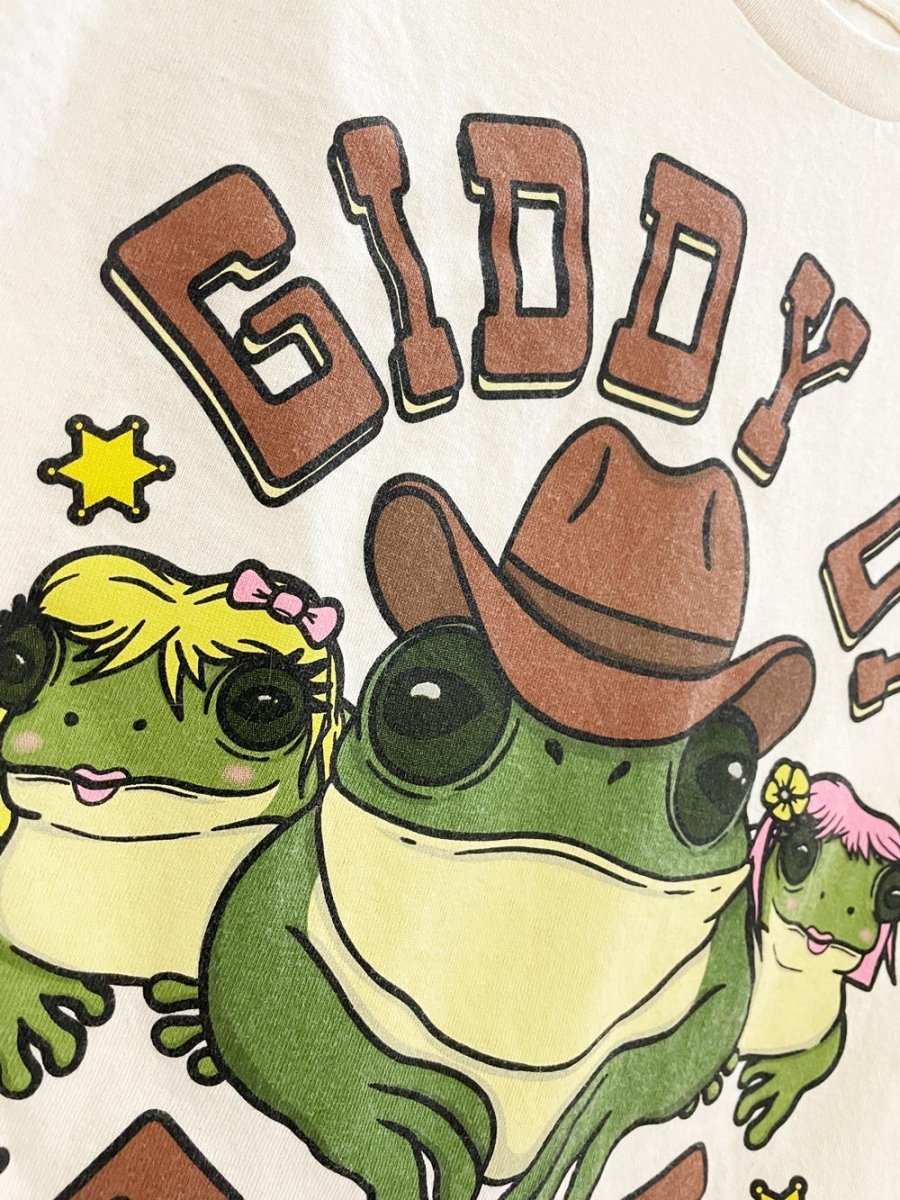 spencers giddy up westsern graphic tee - good market thrift store