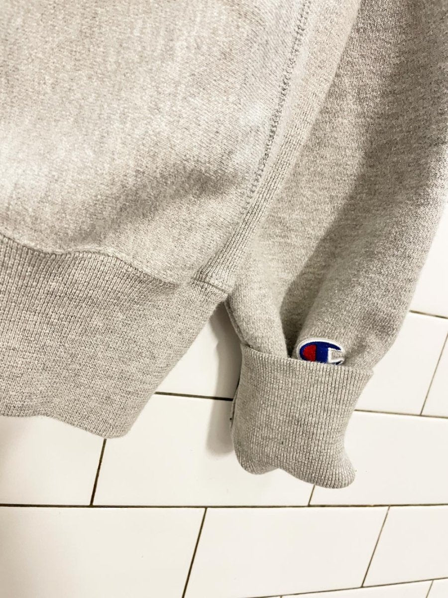 champion reverse weave embroidered logo crew - good market thrift store