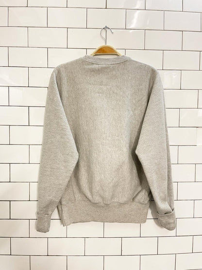 champion reverse weave embroidered logo crew - good market thrift store