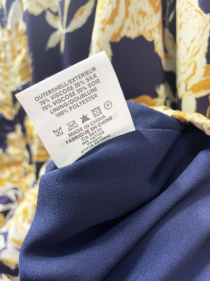 frank and oak silk - blend batwing floral jacket - good market thrift store