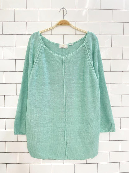 vintage 90s trivia relaxed knit sweater - good market thrift store