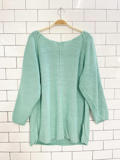 vintage 90s trivia relaxed knit sweater - good market thrift store