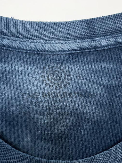vintage 00s the mountain frog print tie dye tee | made in USA