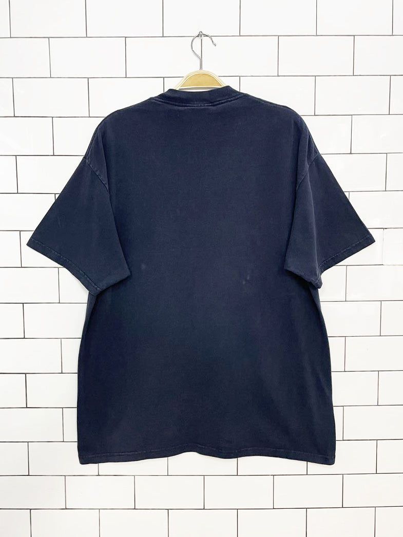 vintage 90s lee new york spellout embroidered tee