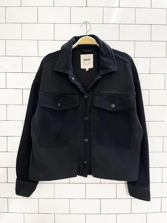 aerie oversized reverse big pocket sweatshirt jacket - good market thrift store