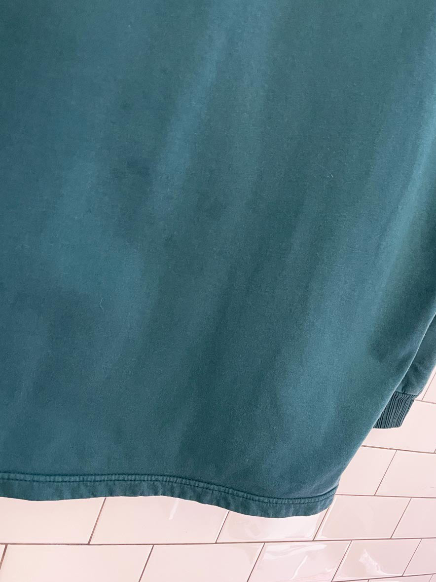 vintage 90s boca authentic 1/4 zip ribbed cuff sweatshirt - good market thrift store