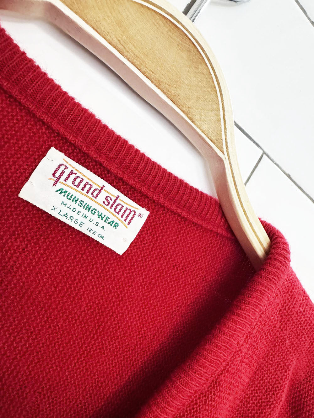 vintage 80s penguin grand slam knit sweater | made in USA | musingwear