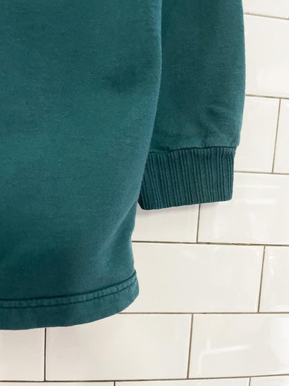 vintage 90s boca authentic 1/4 zip ribbed cuff sweatshirt - good market thrift store