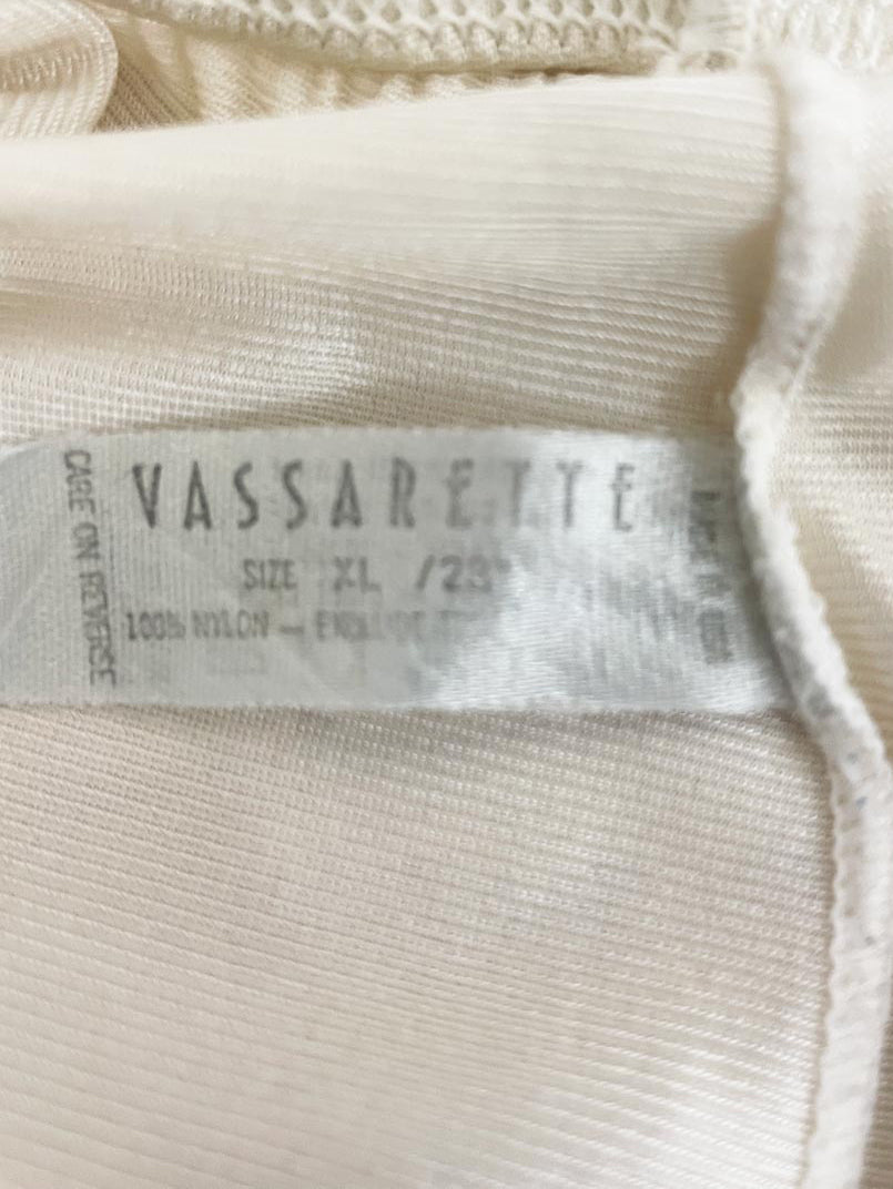 vintage vassarette sateen lace trim midi slip skirt | made in USA