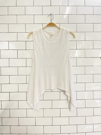 eileen fisher 100% organic linen drape tank - good market thrift store
