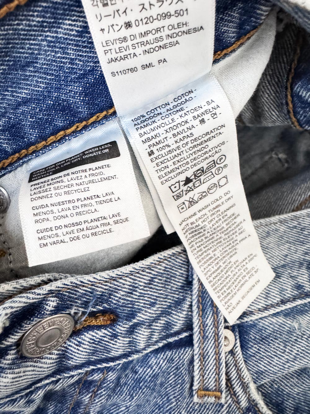 levi's '94 baggy ripped jeans