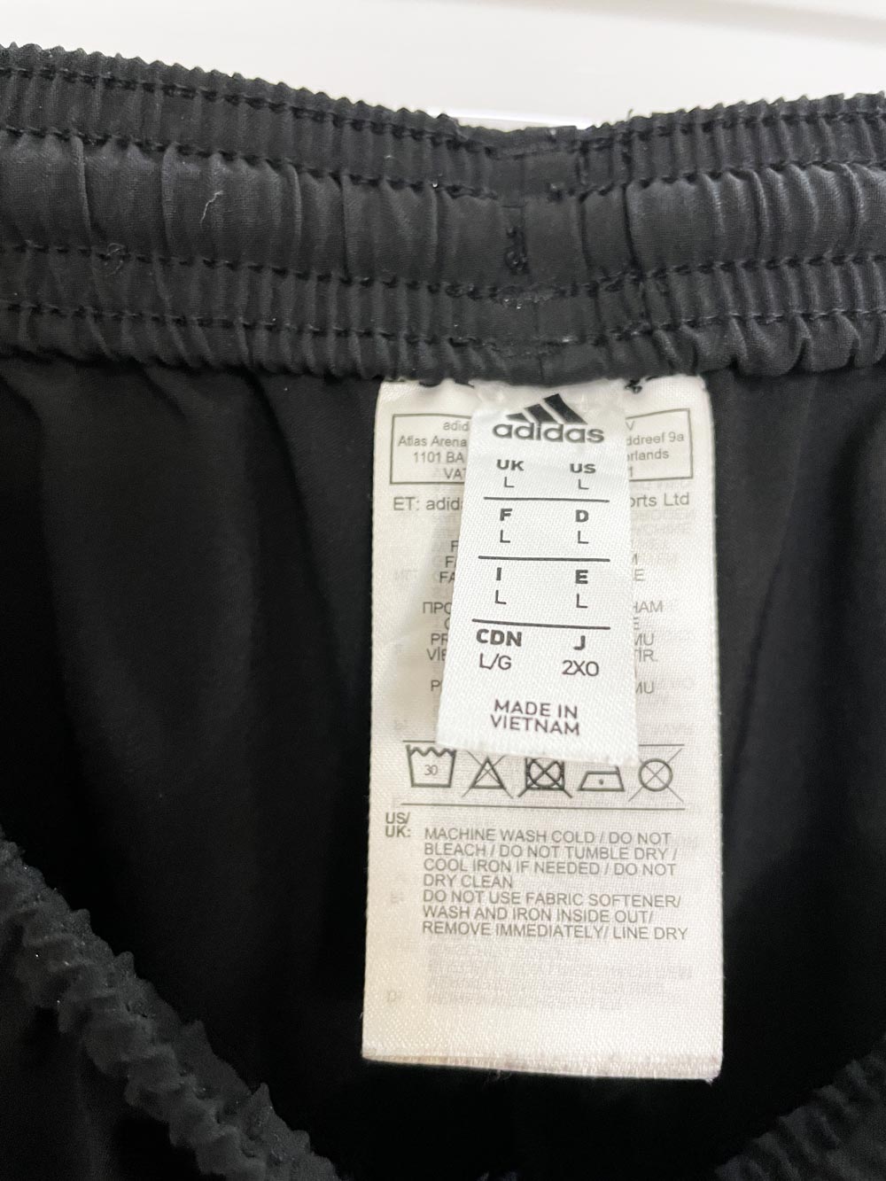 adidas three stripes sporty prep bathing suit athletic shorts