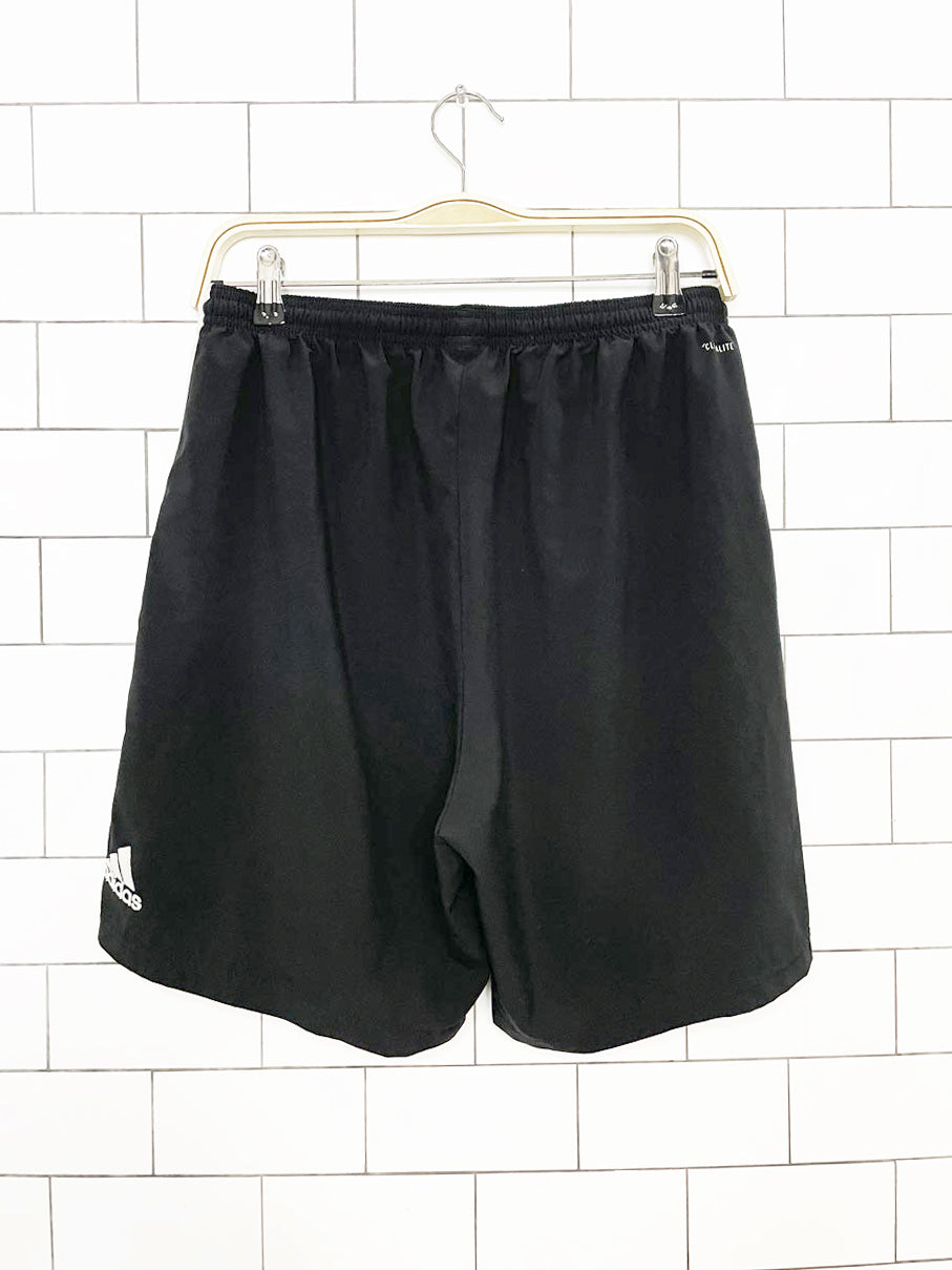 adidas three stripes sporty prep bathing suit athletic shorts