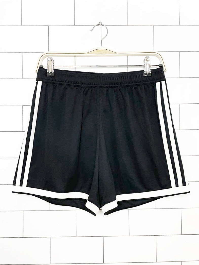 adidas three stripes sporty prep athletic shorts