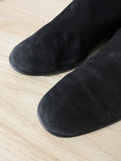 vintage browns couture lambskin suede tall leather boots - good market thrift store