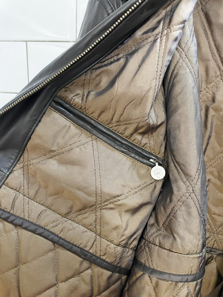 vintage westbury butter leather bomber jacket - good market thrift store