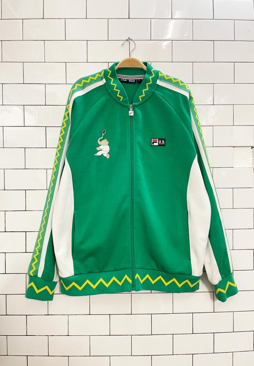 fila x rowing blazers babar tennis iggy jacket - good market thrift store