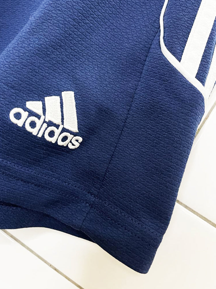 adidas three stripes sporty prep athletic shorts