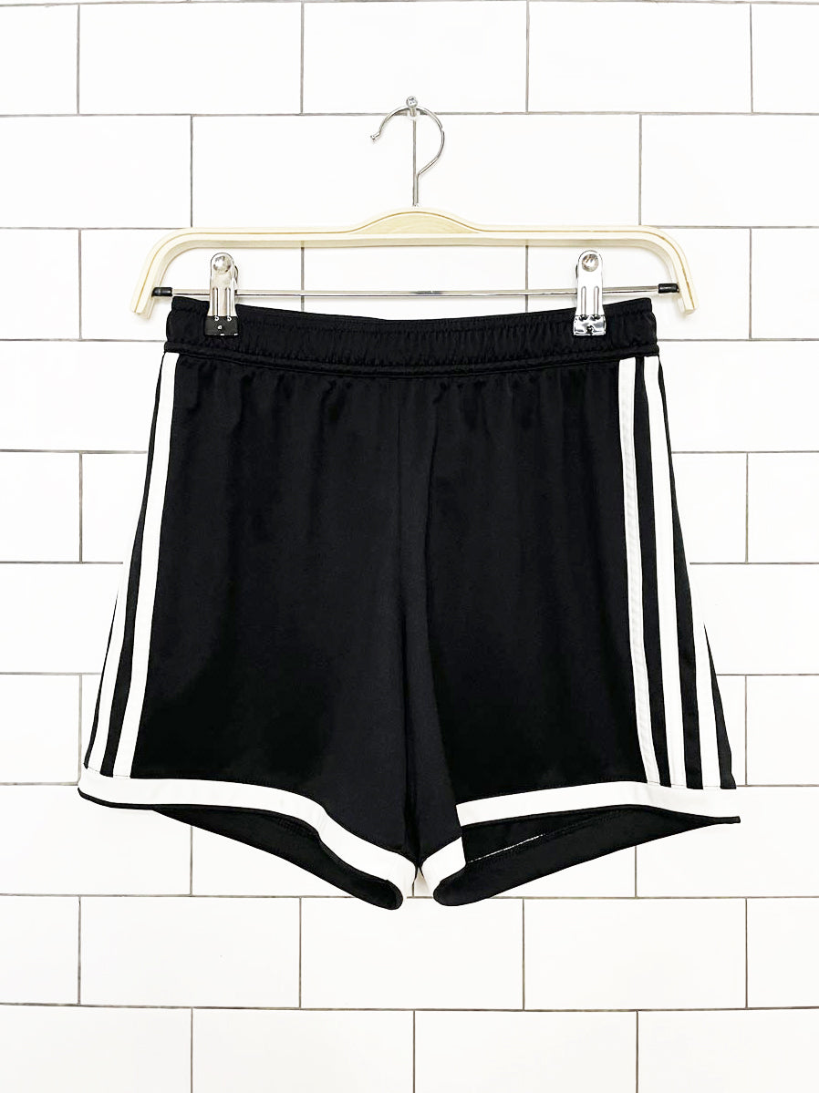 adidas three stripes sporty prep athletic shorts