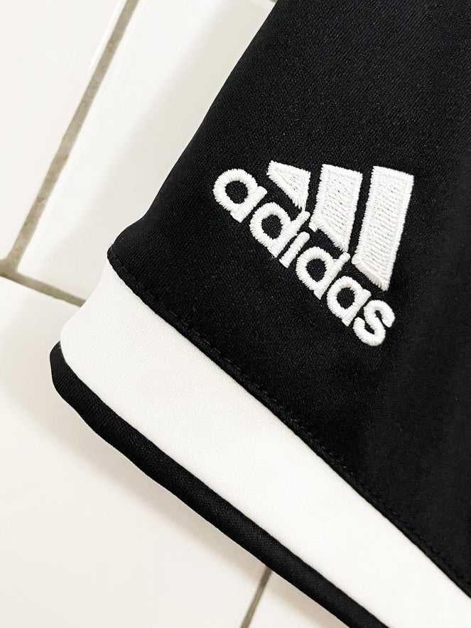 adidas three stripes sporty prep athletic shorts