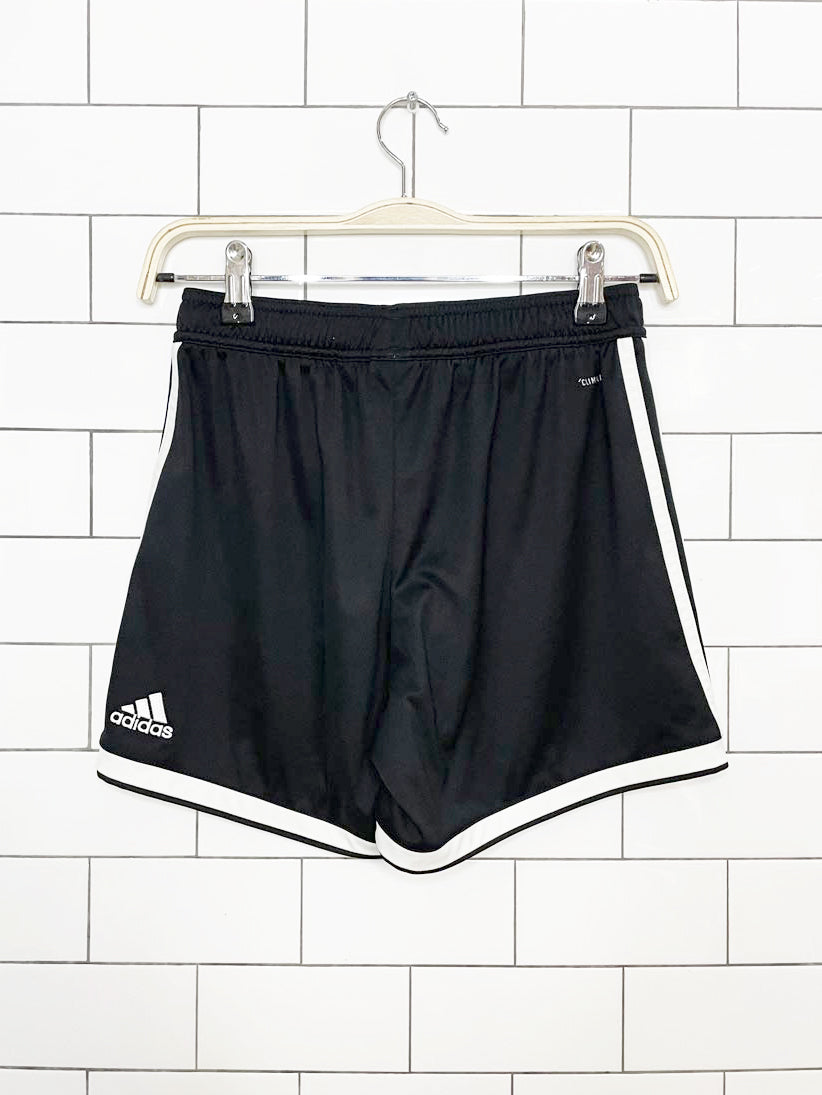adidas three stripes sporty prep athletic shorts