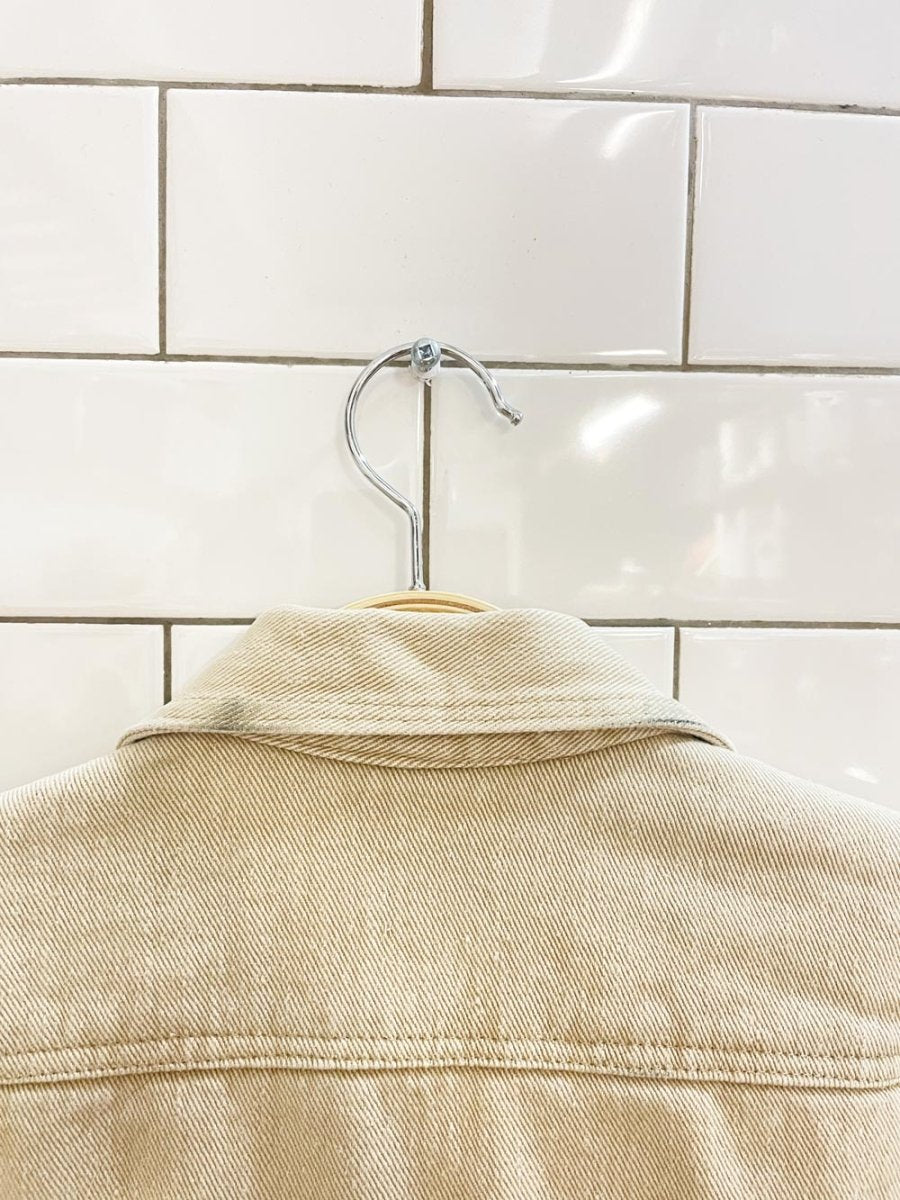 vintage handmade by audrey twill chore jacket - good market thrift store
