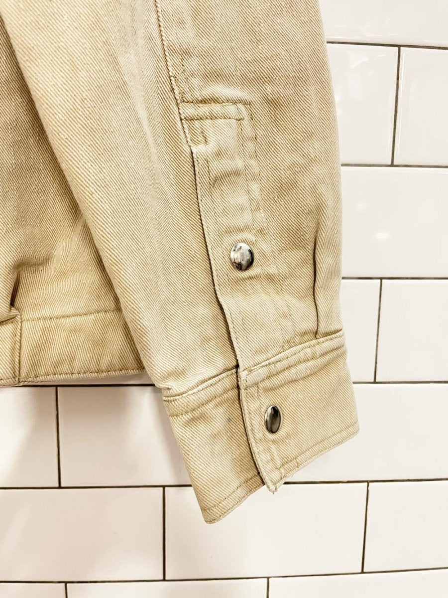 vintage handmade by audrey twill chore jacket - good market thrift store