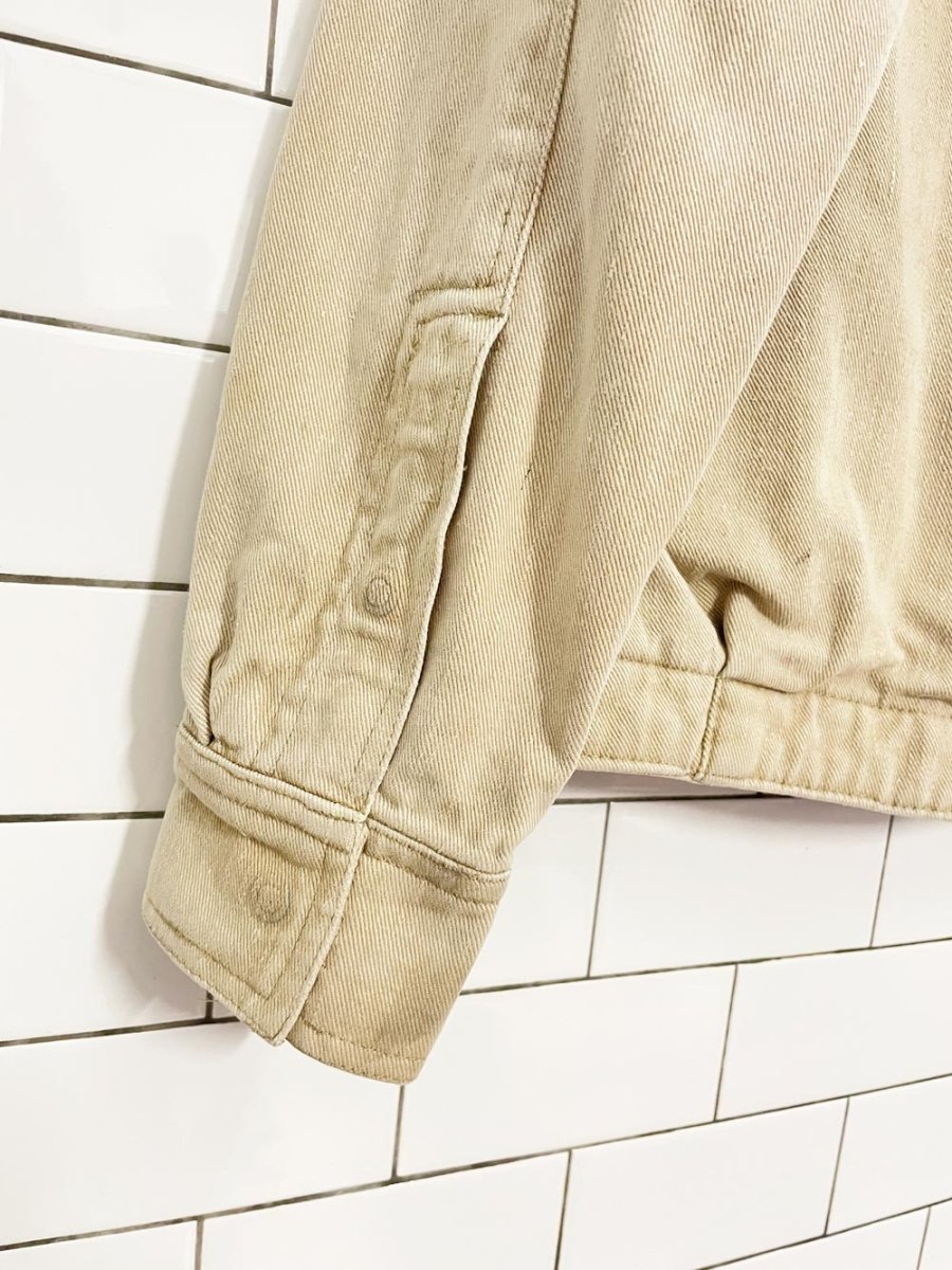 vintage handmade by audrey twill chore jacket - good market thrift store