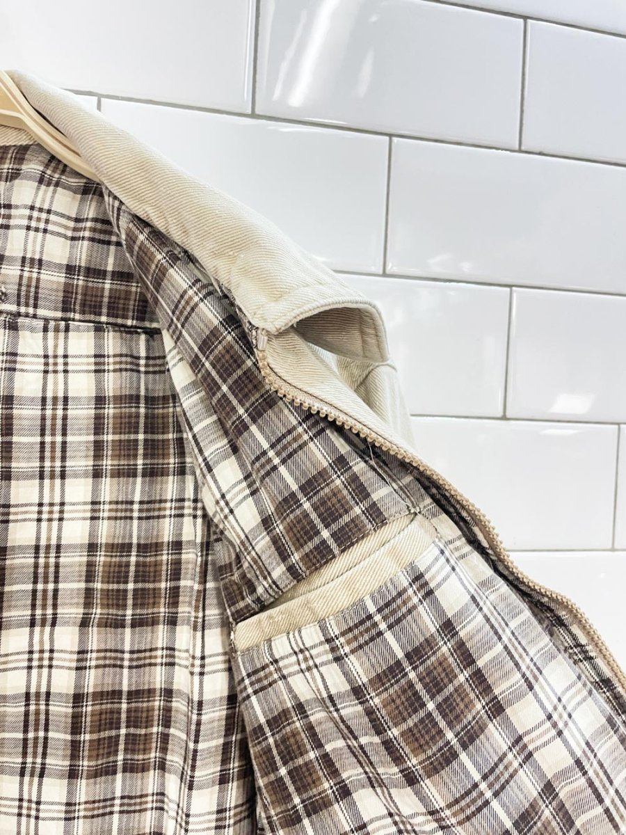 vintage handmade by audrey twill chore jacket - good market thrift store