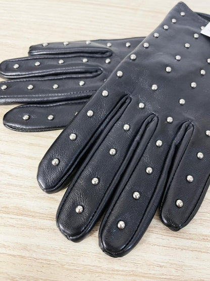 danier lambskin studded leather gloves - good market thrift store