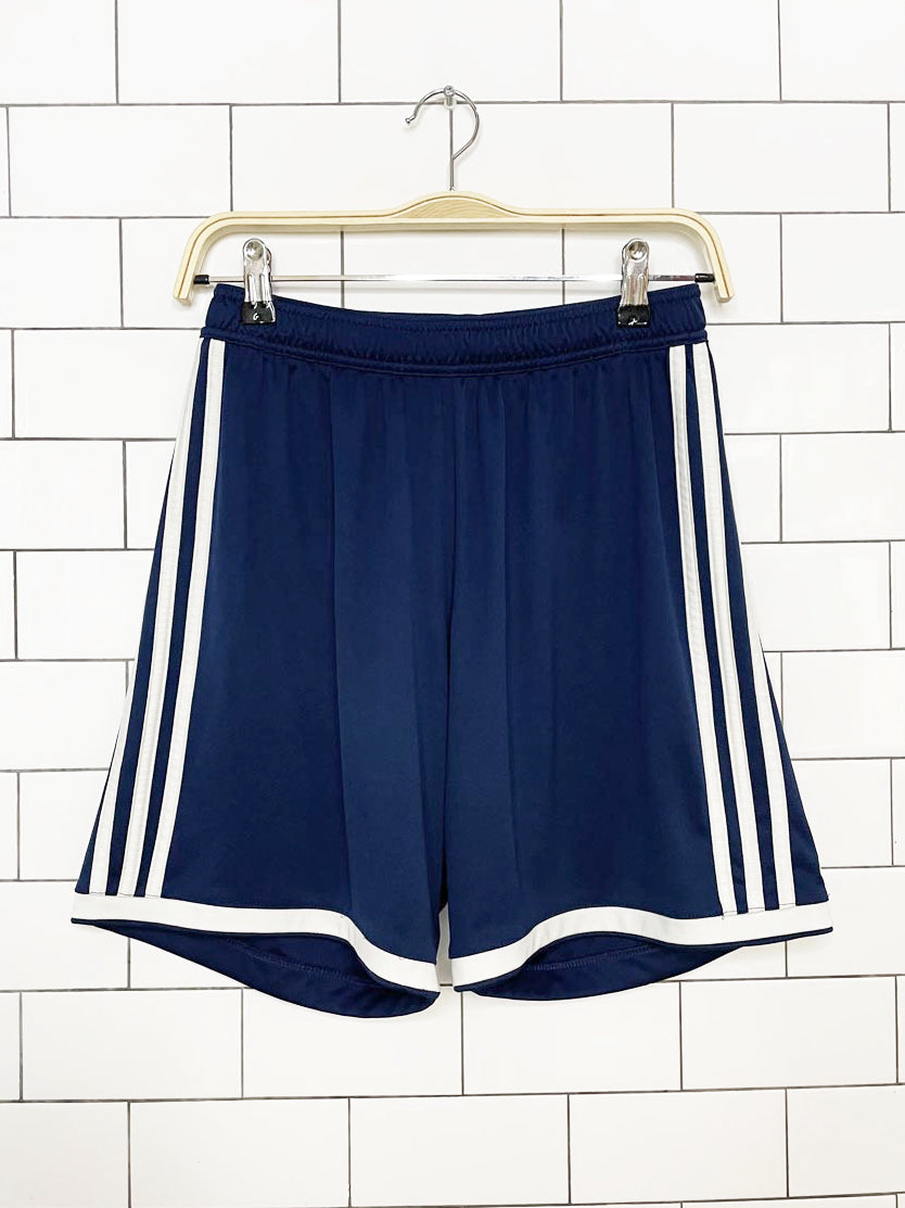 adidas three stripes sporty prep athletic shorts
